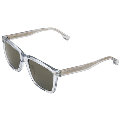 Green Gold Mirror Square Men's Sunglasses