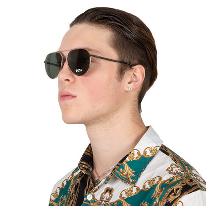 Green Pilot Men's Sunglasses