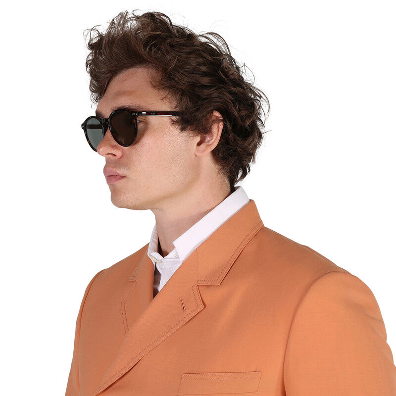 Green Round Men's Sunglasses