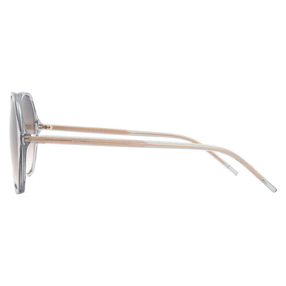 Grey Brown Hexagonal Ladies Sunglasses