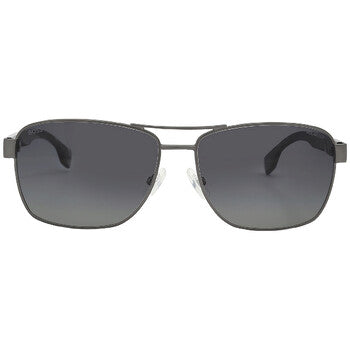 Grey Rectangular Men's Sunglasses