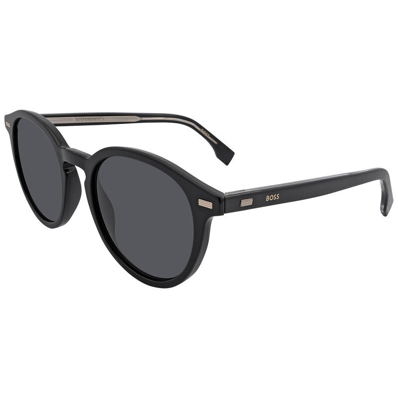 Grey Round Men's Sunglasses