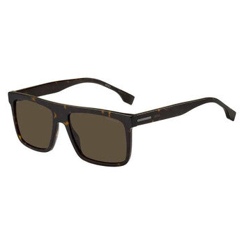 Polarized Brown Browline Men's Sunglasses