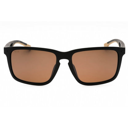 Polarized Brown High Contrast Square Men's Sunglasses