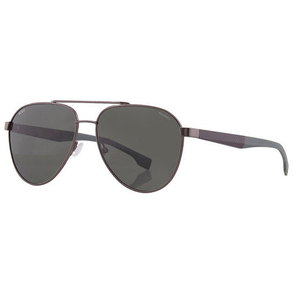 Polarized Green Pilot Men's Sunglasses BOSS 1485/S 0MFK/UC 60