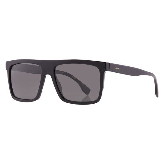 Polarized Grey Browline Men's Sunglasses
