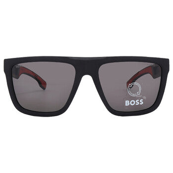 Polarized Grey Browline Men's Sunglasses