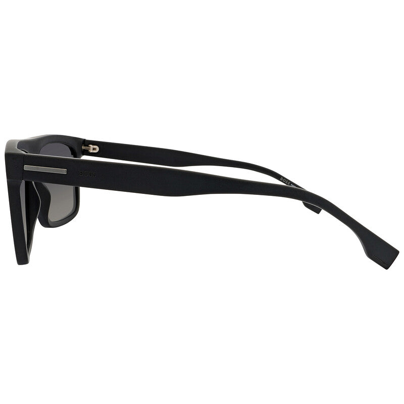 Polarized Grey Gradient Browline Men's Sunglasses