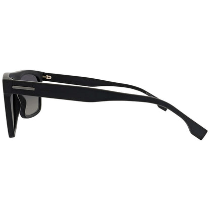 Polarized Grey Gradient Browline Men's Sunglasses