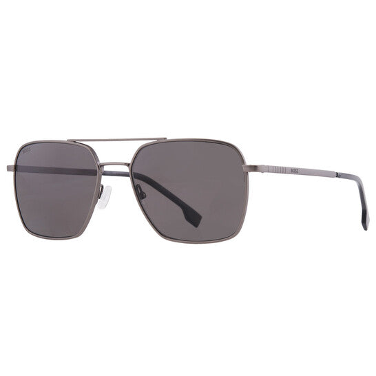 Polarized Grey Navigator Men's Sunglasses
