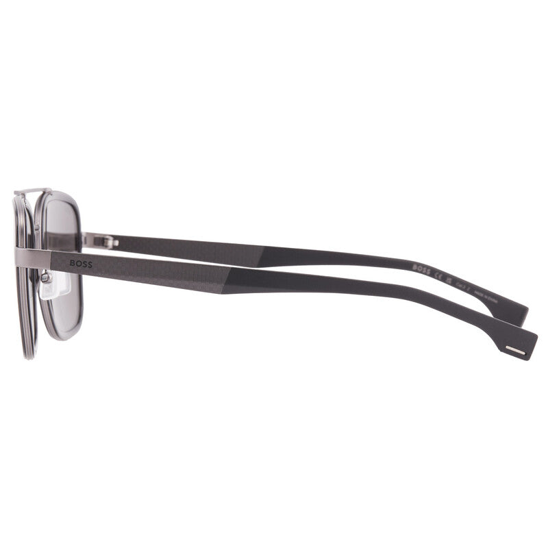 Polarized Grey Navigator Men's Sunglasses