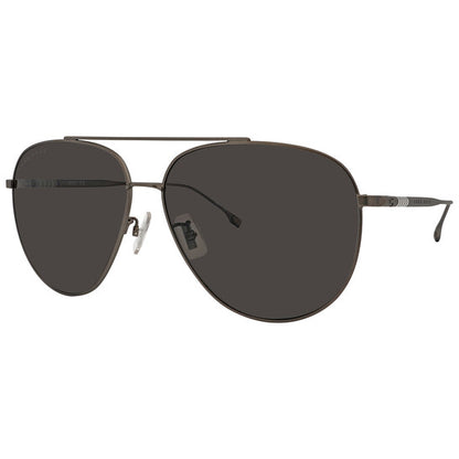 Polarized Grey Pilot Men's Sunglasses