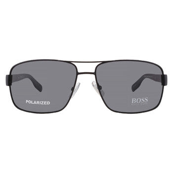 Polarized Grey Rectangular Men's Sunglasses