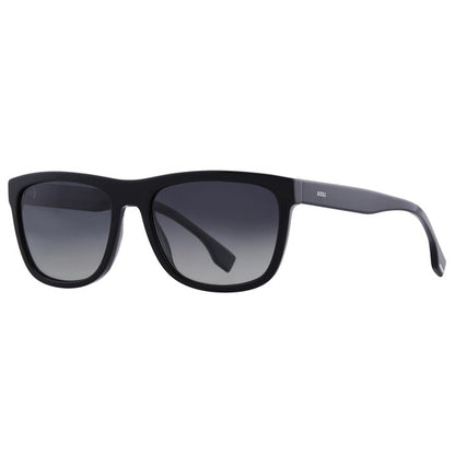 Polarized Grey Shaded Square Men's Sunglasses