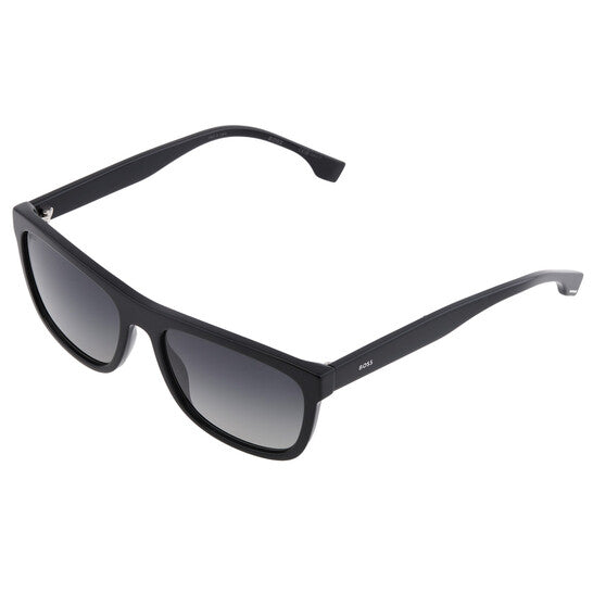 Polarized Grey Shaded Square Men's Sunglasses