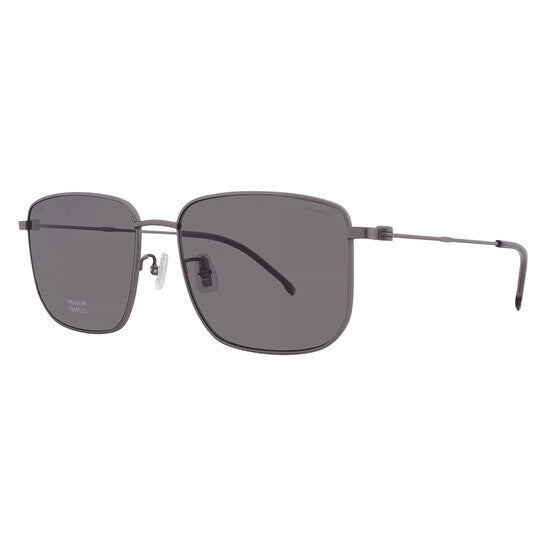 Polarized Grey Square Men's Sunglasses