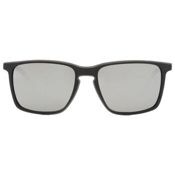 Silver Mirror Rectangular Men's Sunglasses