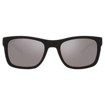 Silver Mirror Square Men's Sunglasses
