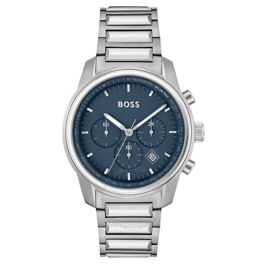 Hugo Boss, Trace Blue Dial Men's Watch