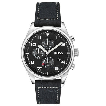 Hugo Boss, View Black Dial Men's Watch