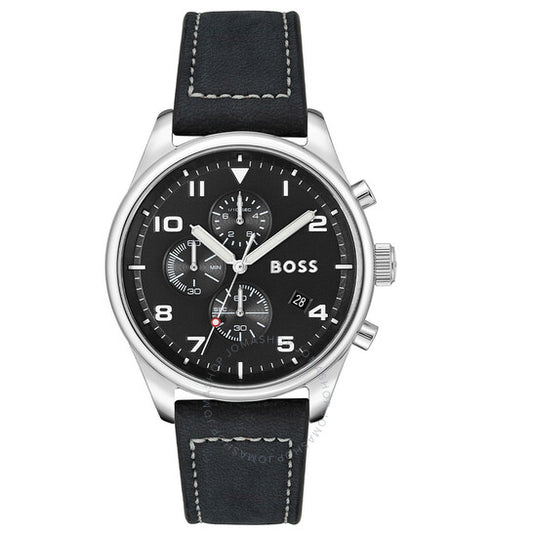 Hugo Boss, View Black Dial Men's Watch