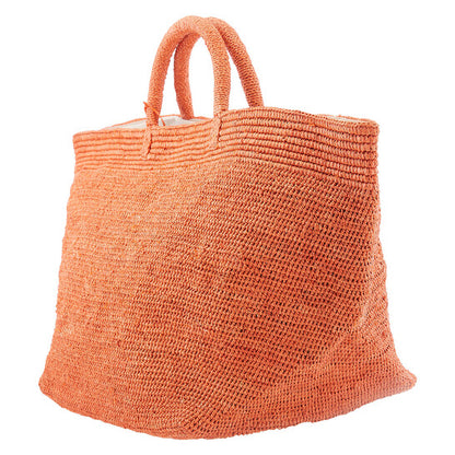 Vanilla Raffia Tote