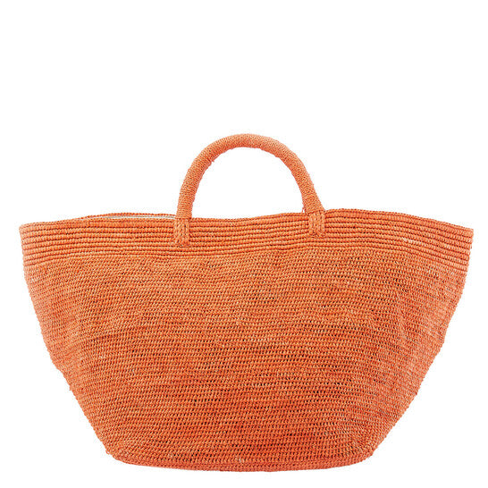 Vanilla Raffia Tote
