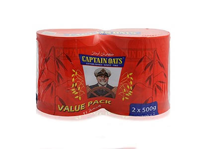 Captain Oats 500gm X 2 Pcs