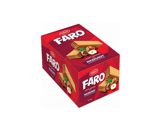 FARO CRISPY WAFERS WITH HAZELNUT 12  X40 gm