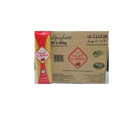 Al Worood Spaghetti 400 gm x 20 Pcs