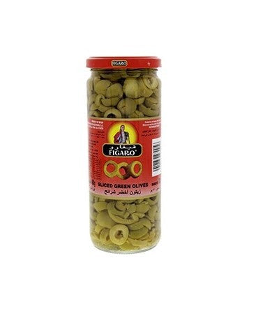 Figaro Sliced Green Olives 450 gm