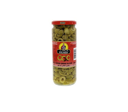 Figaro Sliced Green Olives 450 gm