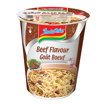 Indomie Instant Cup Noodles Beef Flavour 60 gm x 24pcs