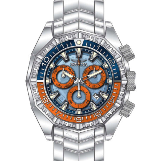 Invicta, Akula Chronograph Quartz Blue Dial Men's Watch