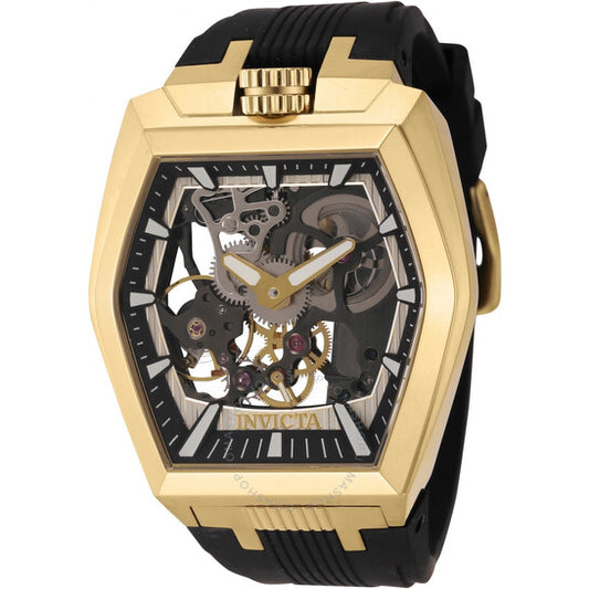 Invicta, Akula Hand Wind Black Dial Men's Watch