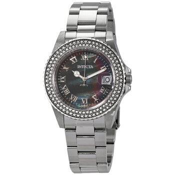 Angel Black Mother of Pearl Dial Ladies Watch