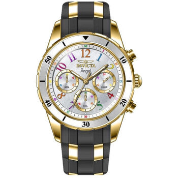 Angel Chronograph GMT Quartz White Dial Ladies Watch