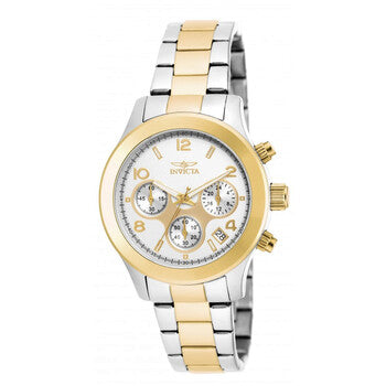 Angel Chronograph Silver Dial Two-tone Men's Watch