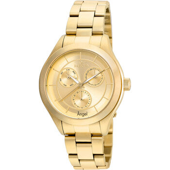 Angel Multi-Function Gold Dial Ladies Watch