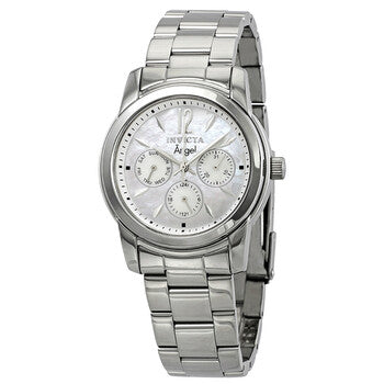 Angel Multi-Function Mother of Pearl Dial Ladies Watch