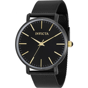 Angel Quartz Black Dial Ladies Watch