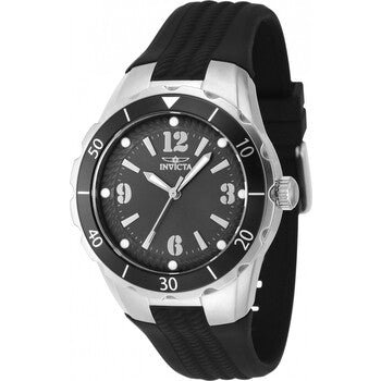 Angel Quartz Charcoal Dial Ladies Watch