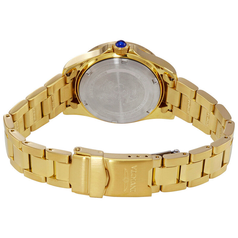 Angel Quartz Crystal White Mother of Pearl Dial Ladies Watch