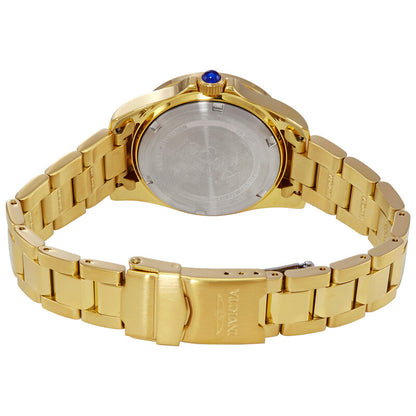 Angel Quartz Crystal White Mother of Pearl Dial Ladies Watch