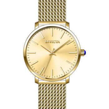 Angel Quartz Gold Dial Ladies Watch