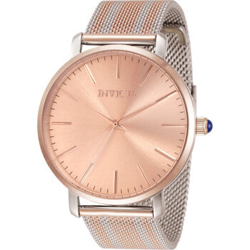 Angel Quartz Rose Gold Dial Ladies Watch