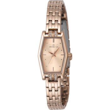 Angel Quartz Rose Gold Dial Ladies Watch