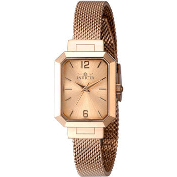 Angel Quartz Rose Gold Dial Ladies Watch