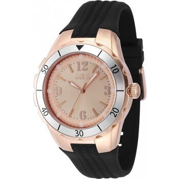 Angel Quartz Rose Gold Dial Ladies Watch