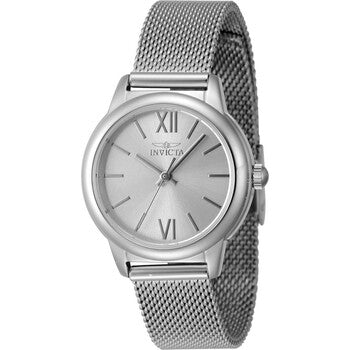 Angel Quartz Silver Dial Ladies Watch